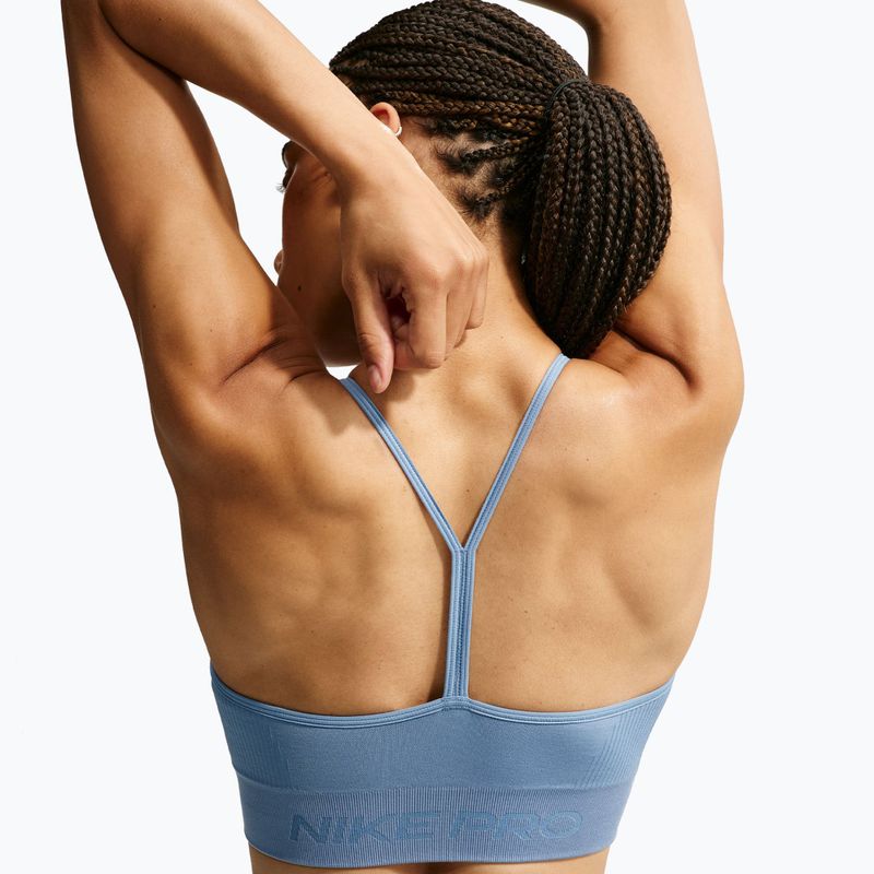 Sportovní podprsenka Nike Pro Seamless work blue 4