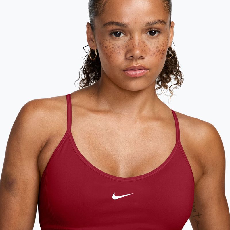Sportovní podprsenka Nike Pro Seamless tough red/white 3