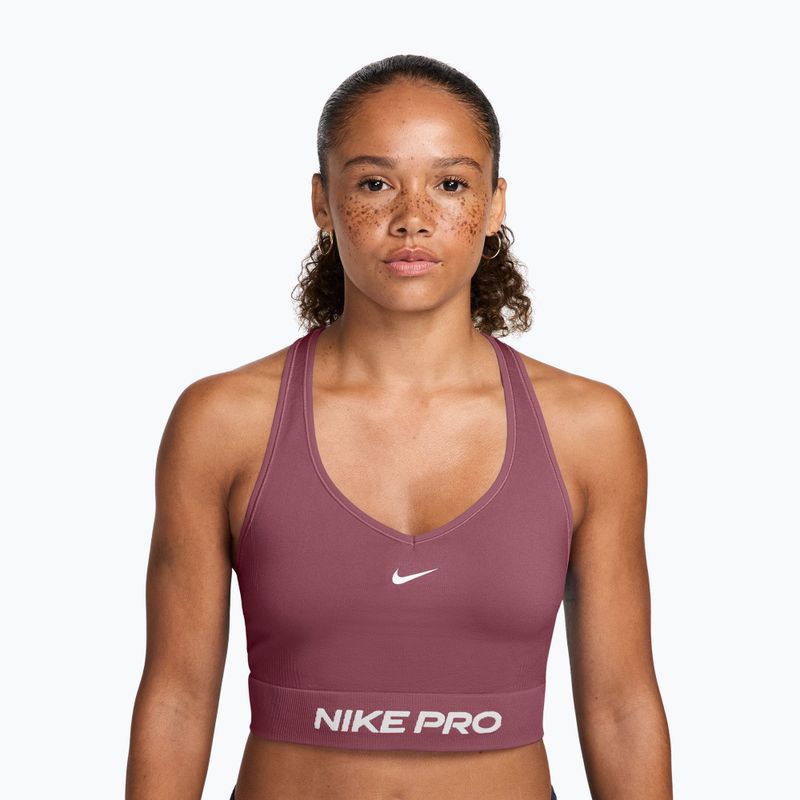 Tréninkové tílko Nike Pro Seamless pink smoke/white