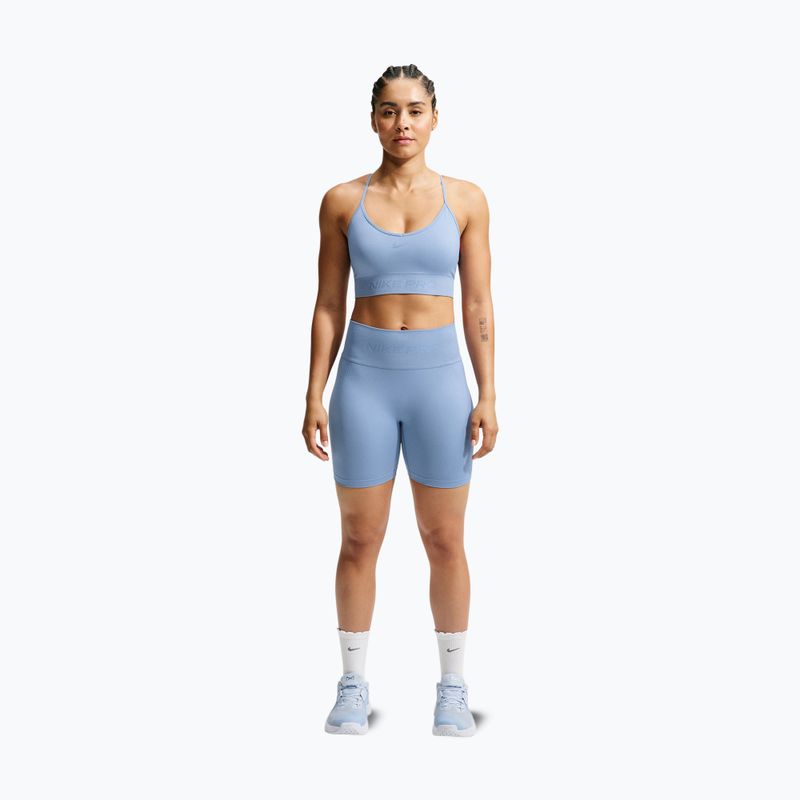 Dámské tréninkové šortky Nike Pro Seamless work blue 7