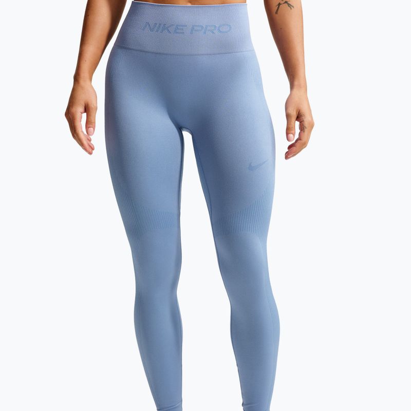 Dámské legíny Nike Pro Seamless work blue 3