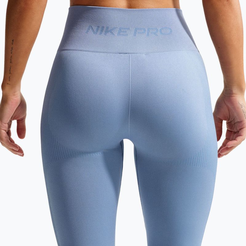Dámské legíny Nike Pro Seamless work blue 4