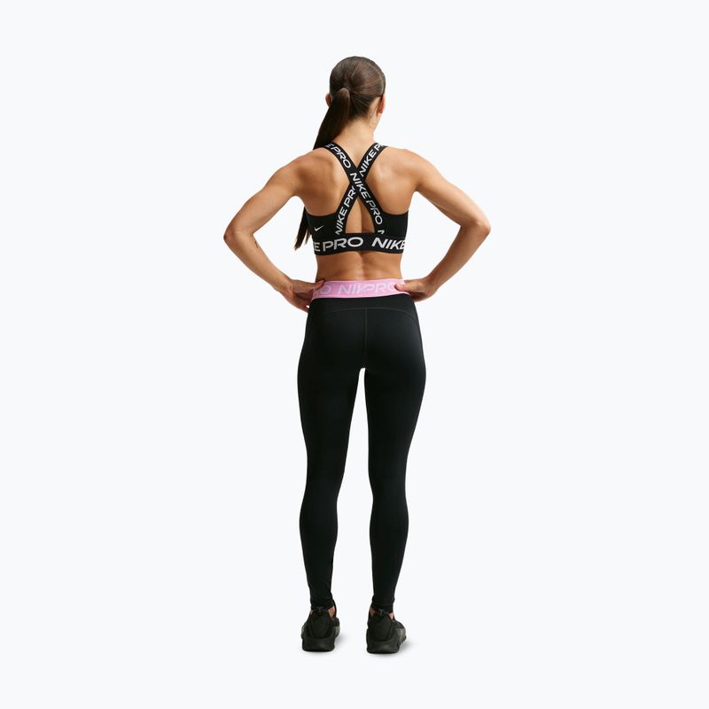 Dámské legíny Nike Pro black/pink rise/white 3