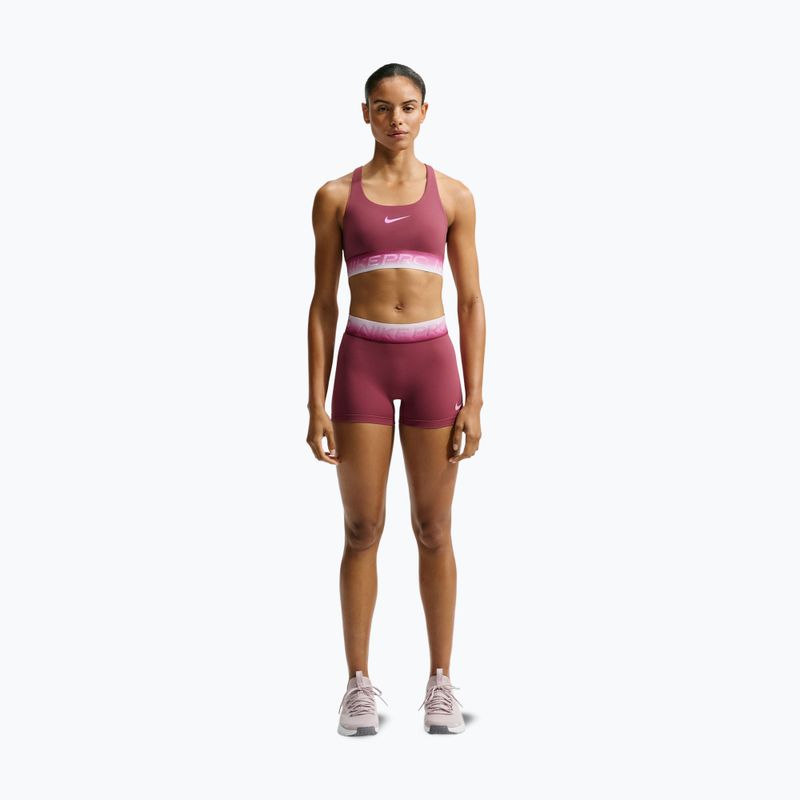 Sportovní podprsenka Nike Pro pink smoke/pink smoke/pink rise 2
