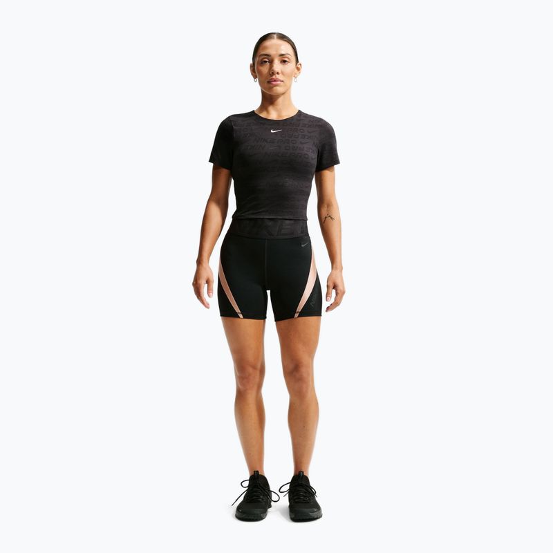 Dámské tréninkové šortky Nike Pro Sculpt black/linen/black/black 2