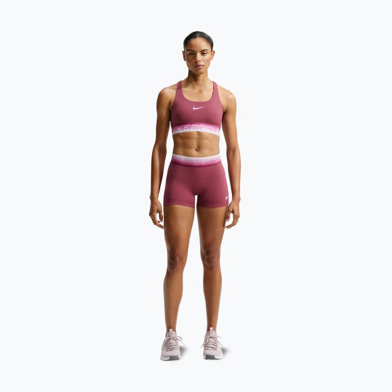 Dámské tréninkové šortky Nike Pro pink smoke/bleached lilac 2