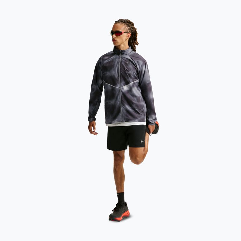 Pánská běžecká bunda Nike Miler black/smoke grey 2