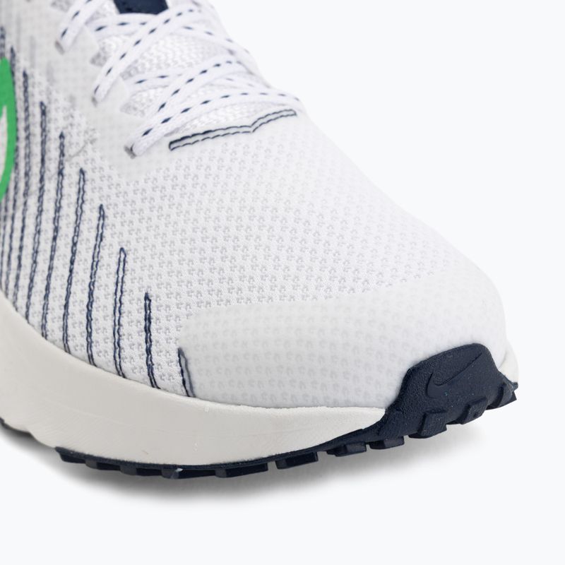 Pánské běžecké boty Nike Run Defy White/Midnight Navy/Green Spark 7