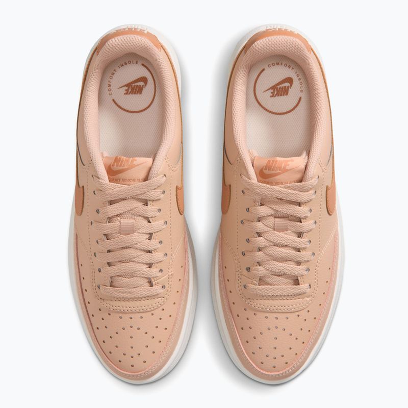 Dámské boty Nike Court Vision Alta shimmer/sail/light cognac 4