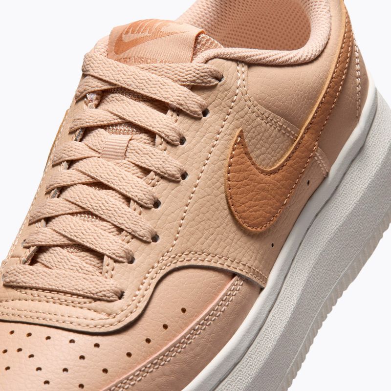 Dámské boty Nike Court Vision Alta shimmer/sail/light cognac 5