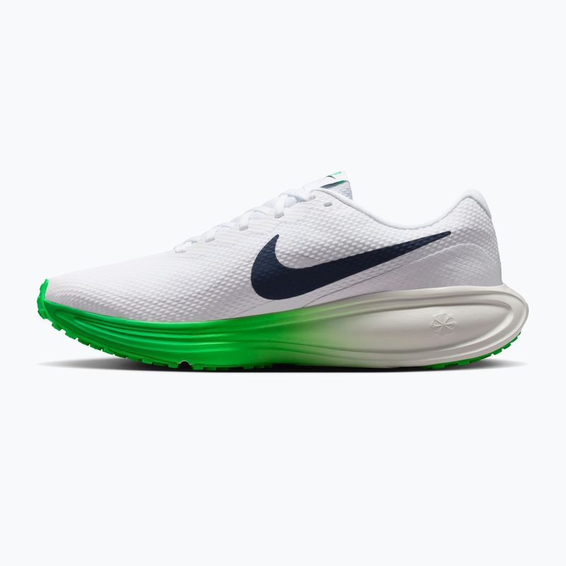 Pánské běžecké boty Nike Revolution 8 white/green spark/midnight navy 2