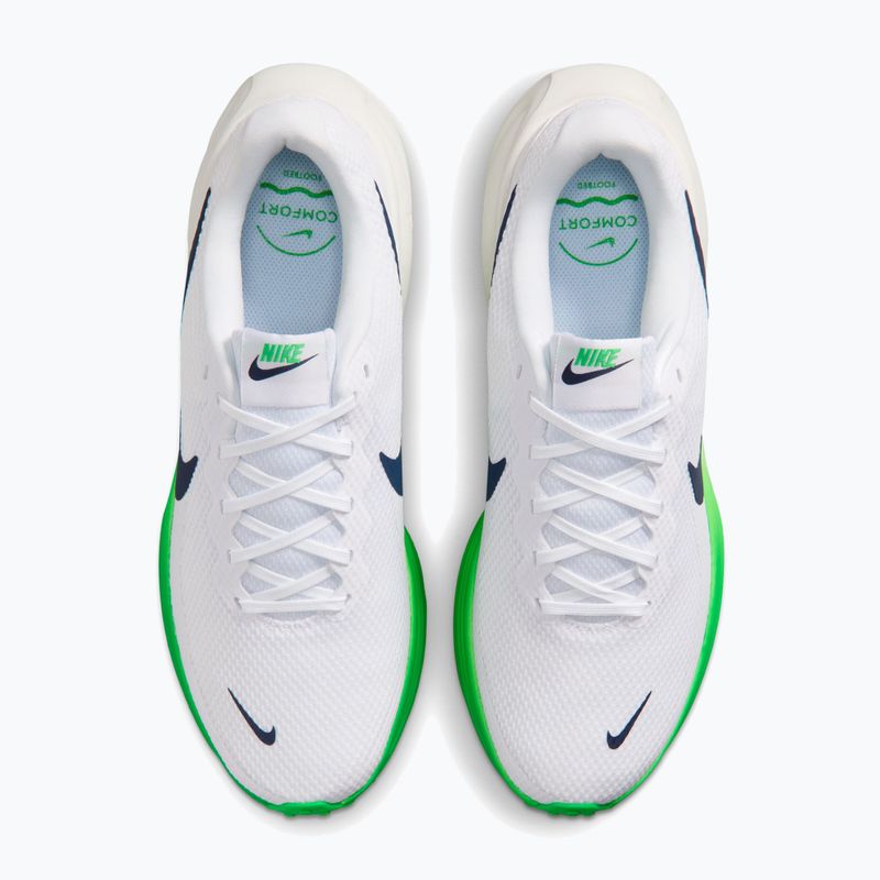 Pánské běžecké boty Nike Revolution 8 white/green spark/midnight navy 5
