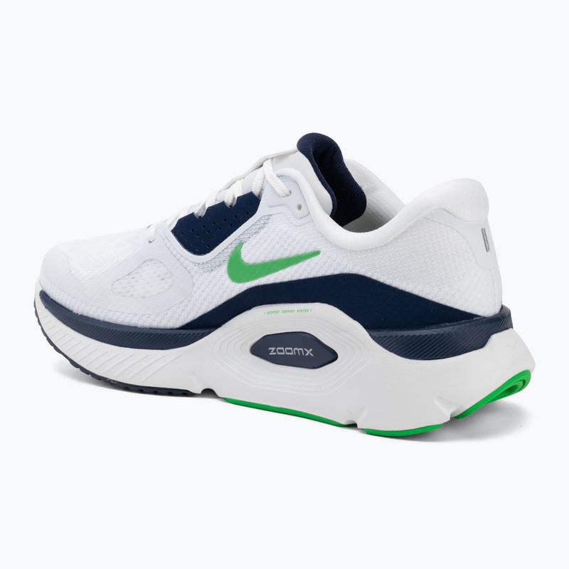 Pánské běžecké boty Nike Structure Plus white/midnight navy/green spark 3