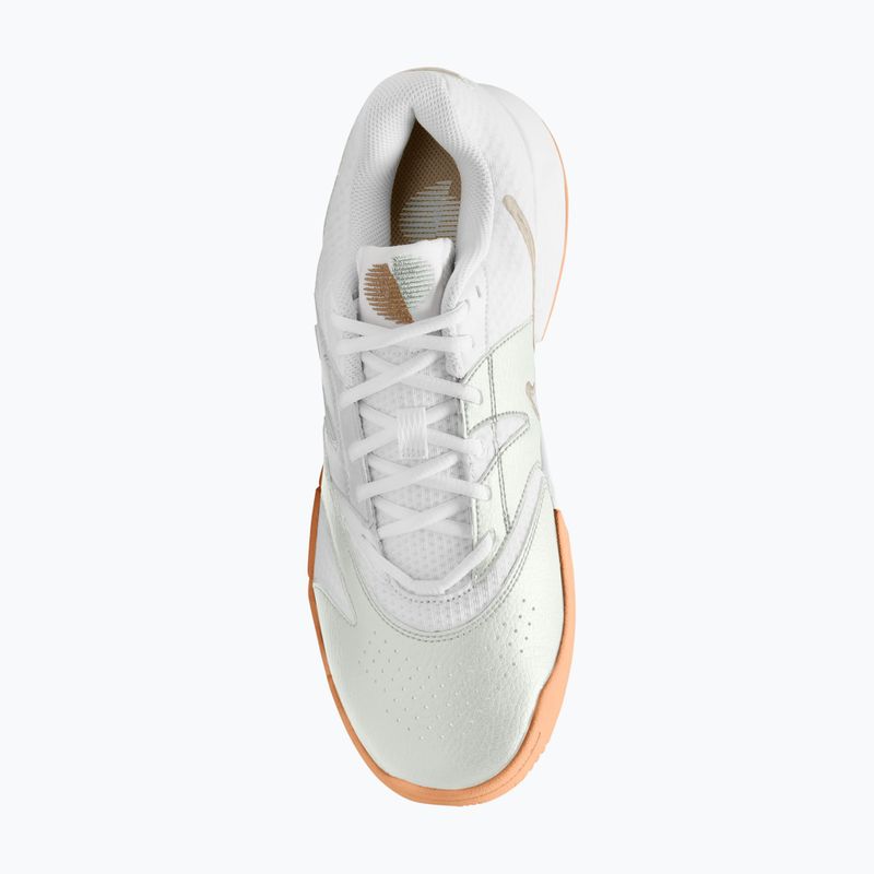 Pánské tenisové boty Nike Court Lite 4 White/Summit White/Linen/Light Orewood Brown 3