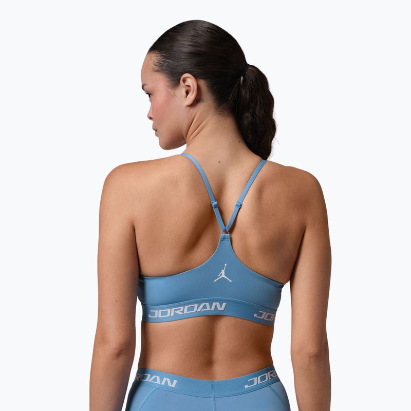 Sportovní podprsenka Jordan Sport Essentials blue beyond/blue beyond/white/white 3