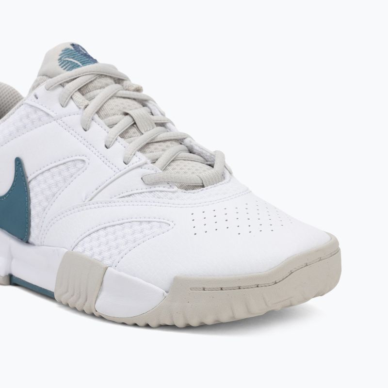 Pánské tenisové boty Nike Court Lite 4 White/Light Bone/New Slate/Smokey Blue 7