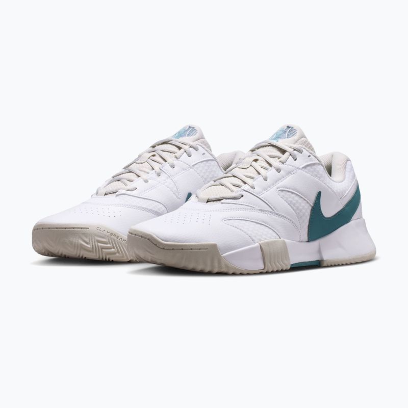 Pánské tenisové boty Nike Court Lite 4 White/Light Bone/New Slate/Smokey Blue 3