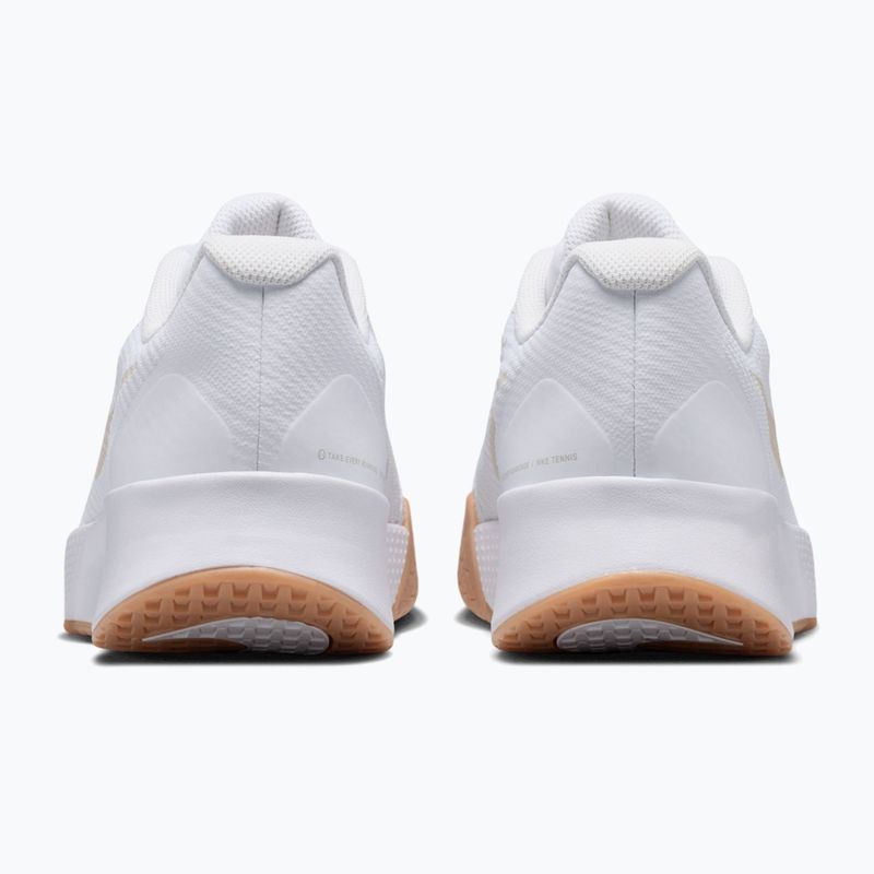 Pánské tenisové boty Nike Vapor Lite 3 White/Summit White/Light Orewood Brown 4