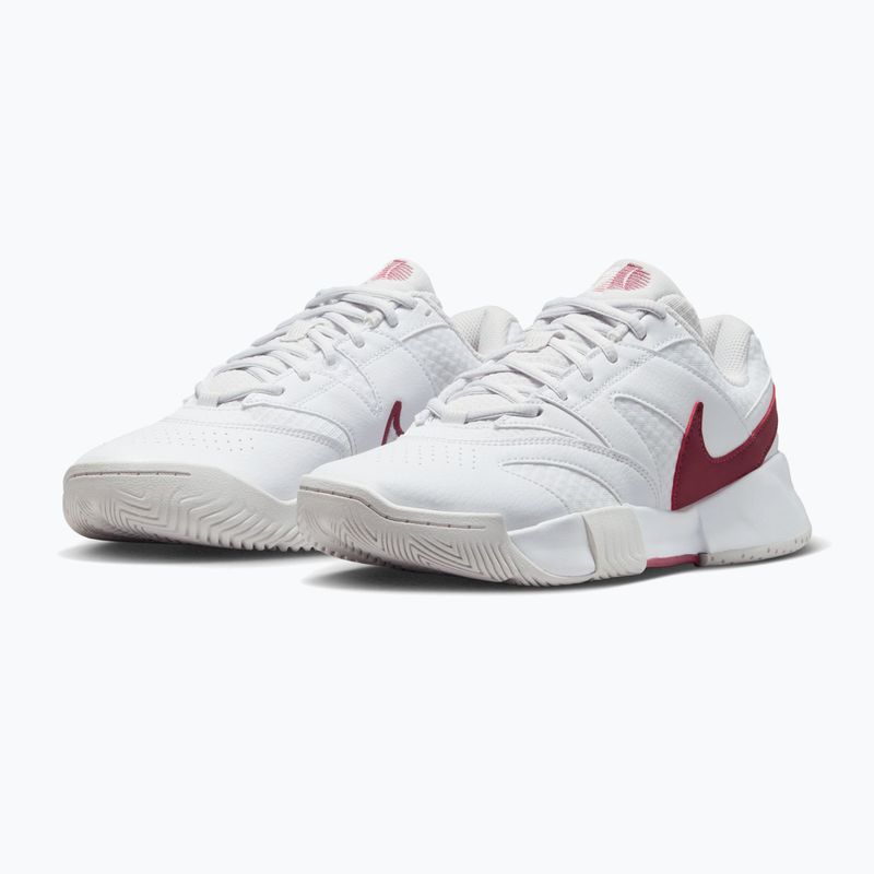 Dámské tenisové boty Nike Court Lite 4 White/Vast Grey/Pink Smoke 3