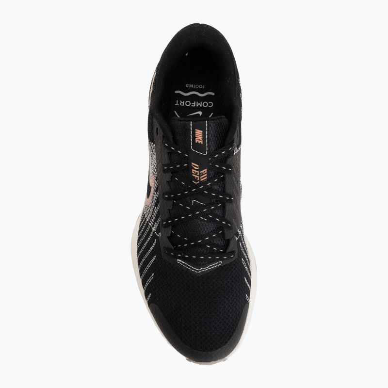 Dámské běžecké boty Nike Run Defy black/sail/phantom/metallic rose gold 5