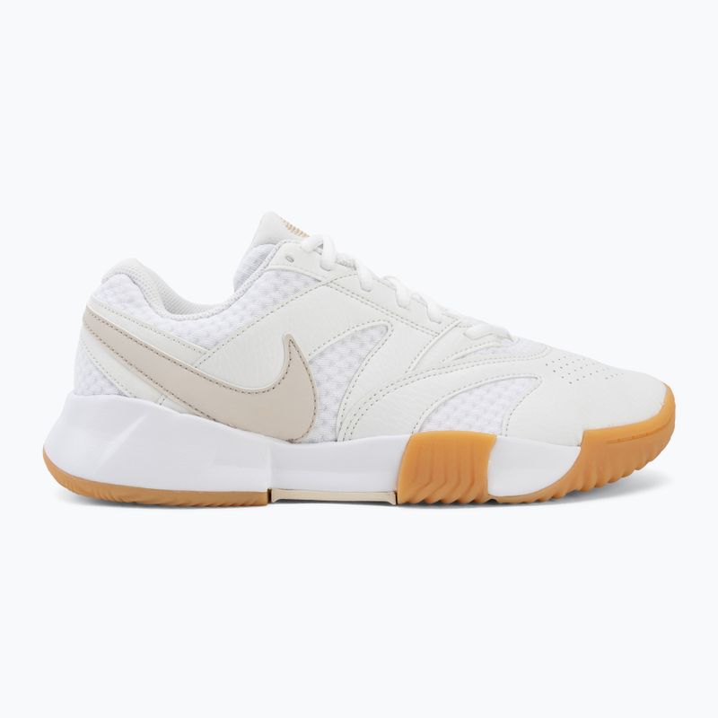 Pánské tenisové boty Nike Court Lite 4 White/Summit White/Linen/Light Orewood Brown 2