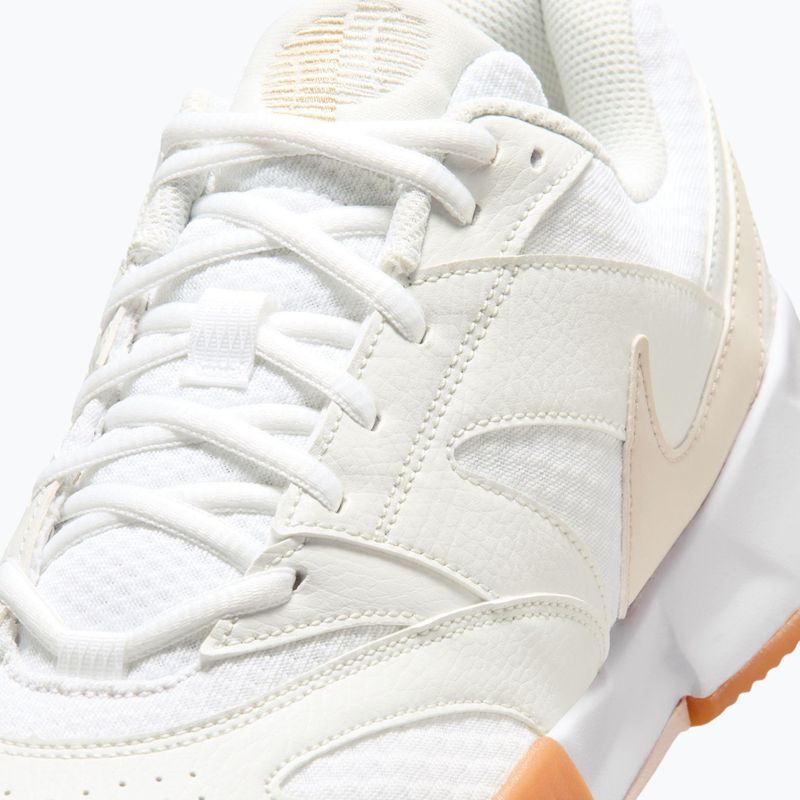Pánské tenisové boty Nike Court Lite 4 White/Summit White/Linen/Light Orewood Brown 7