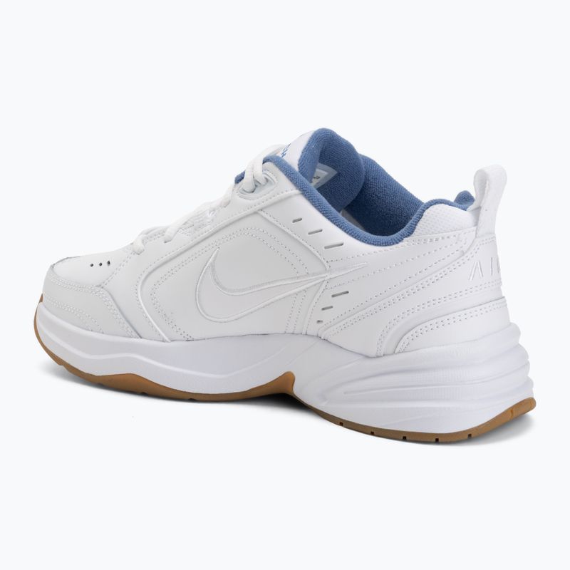 Pánské tréningové boty Nike Air Monarch IV white/indigo storm/gum light brown/white 3