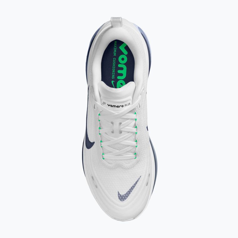 Pánské běžecké boty Nike Vomero Plus white/green spark/midnight navy 4