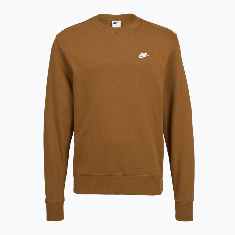 Pánská mikina Nike Club ale brown/white 7