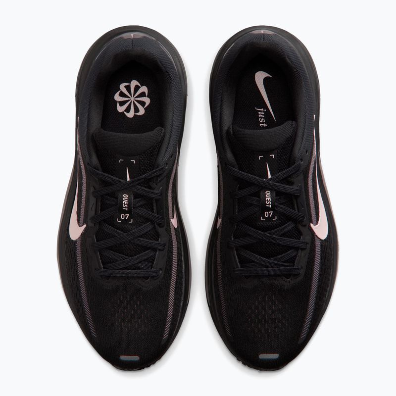 Dámské běžecké boty Nike Quest 7 black/taupe haze/silt red 5