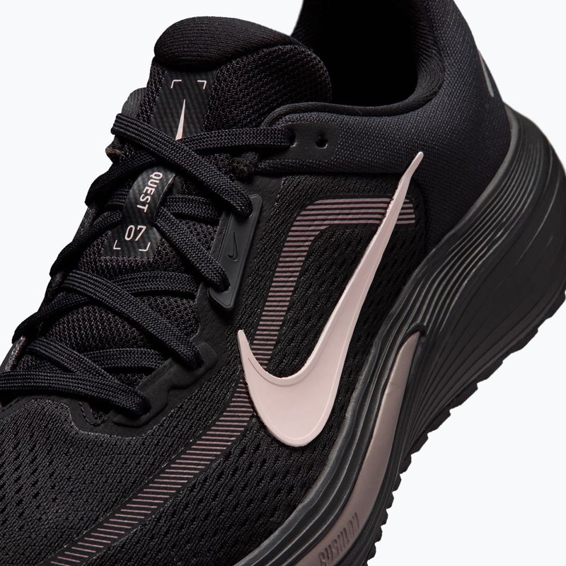 Dámské běžecké boty Nike Quest 7 black/taupe haze/silt red 7