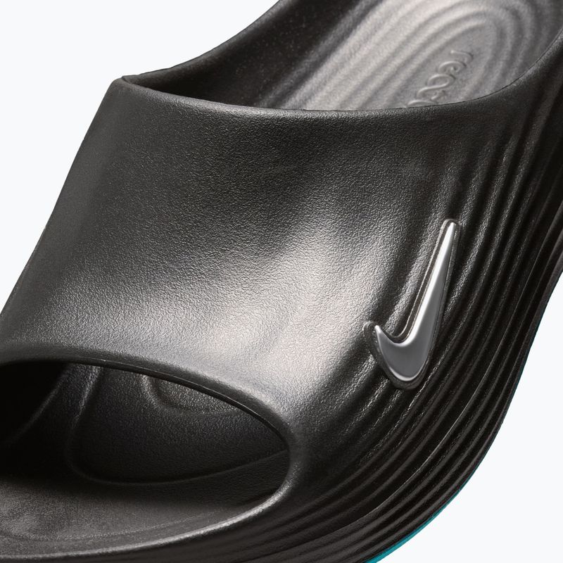 Pánské nazouváky Nike ReactX Rejuven8 black/gamma blue/metallic silver 5