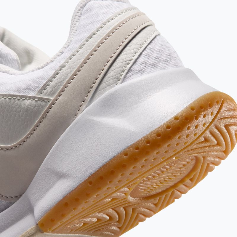 Dámské tenisové boty Nike Court Lite 4 White/Summit White/Linen/Light Orewood Brown 8