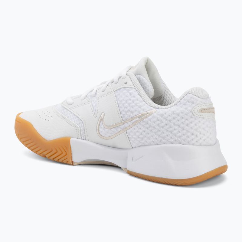 Dámské tenisové boty Nike Court Lite 4 White/Summit White/Linen/Light Orewood Brown 3