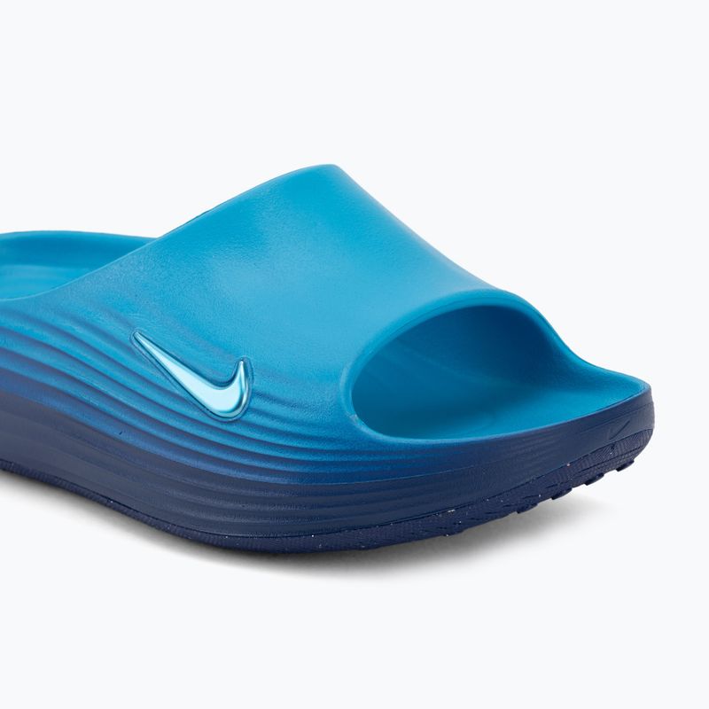 Pánské nazouváky Nike ReactX Rejuven8 light current blue/light current blue 7