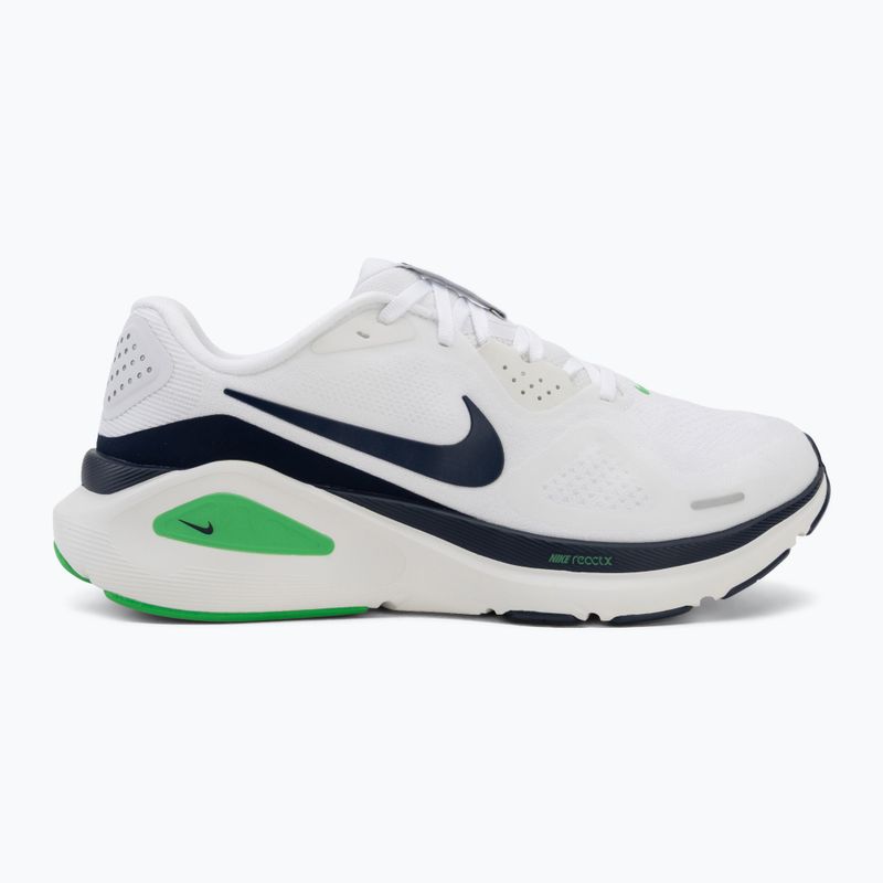 Pánské běžecké boty Nike Structure 26 white/green spark/midnight navy 2