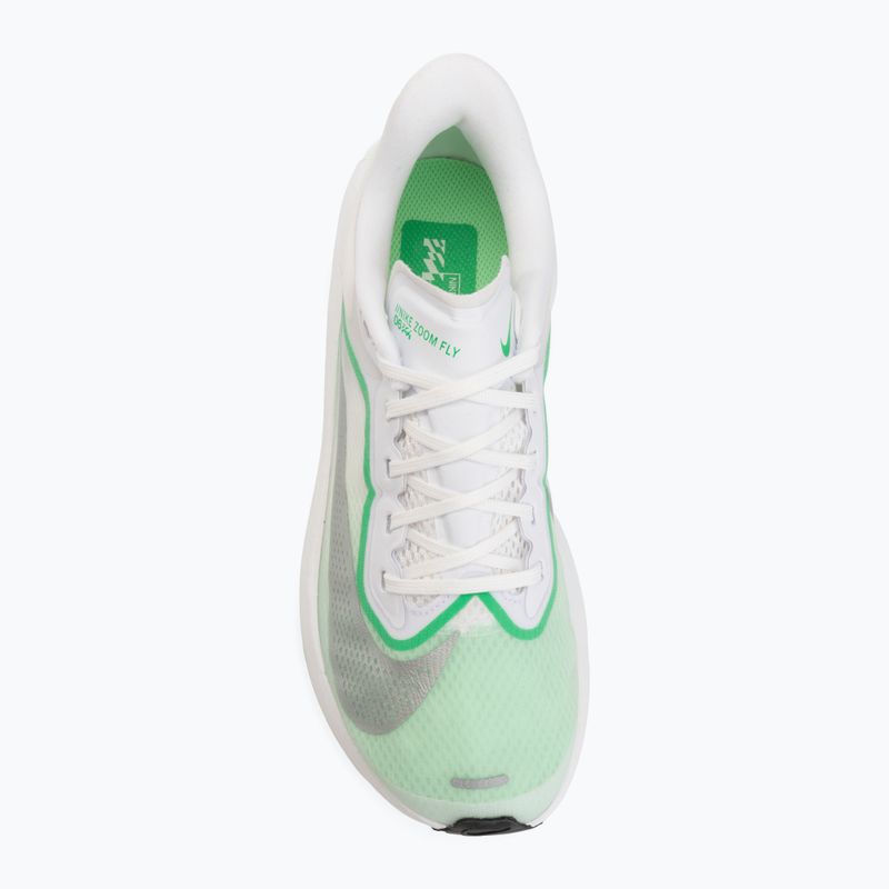 Dámské běžecké boty Nike Zoom Fly 6 white/illusion green/metallic silver 5