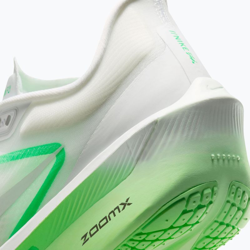Dámské běžecké boty Nike Zoom Fly 6 white/illusion green/metallic silver 8