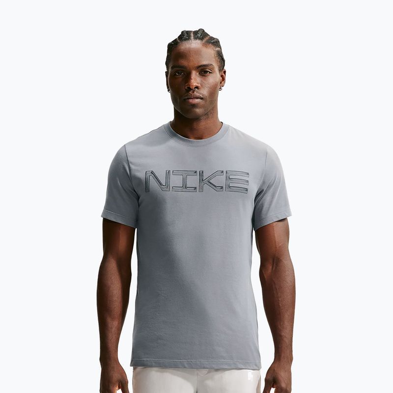 Pánské tréninkové tričko Nike Dri-FIT Training T-Shirt smoke grey/black