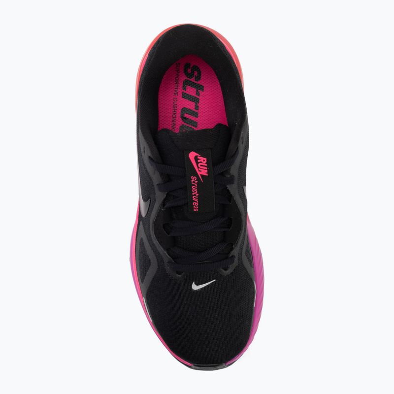 Dámské běžecké boty Nike Structure 26 black/hyper pink/laser crimson/black 5