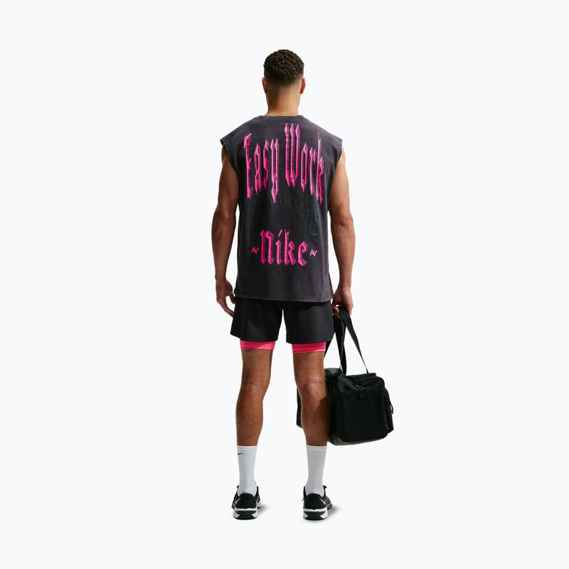 Pánské tréninkové tričko Nike Sleeveless T-Shirt black/hyper pink 2