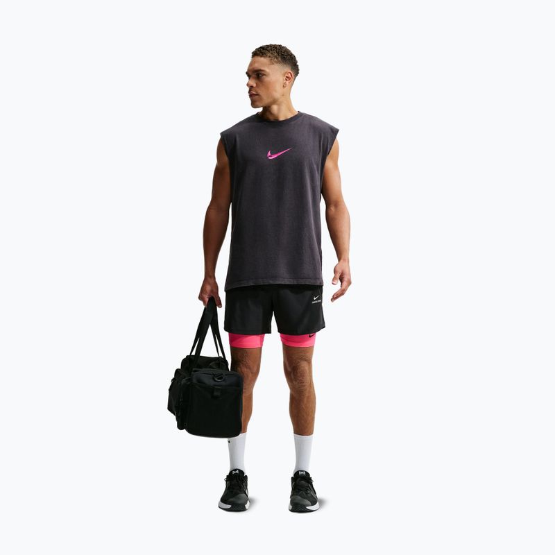 Pánské tréninkové tričko Nike Sleeveless T-Shirt black/hyper pink 7
