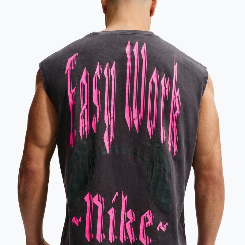 Pánské tréninkové tričko Nike Sleeveless T-Shirt black/hyper pink 5