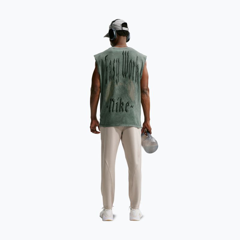 Pánské tréninkové tričko Nike Sleeveless T-Shirt camo green/light army 2
