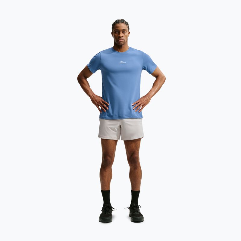 Pánské tréninkové tričko Nike Pro indigo storm/white 2
