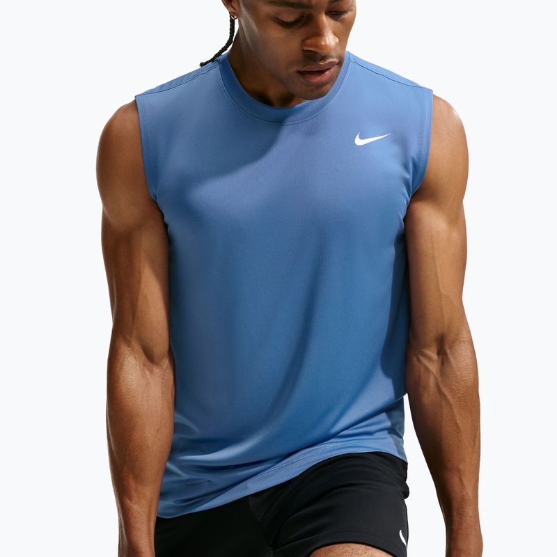 Pánské tréninkové tričko Nike Dri-FIT Sleeveless Training Top indigo storm/white 4