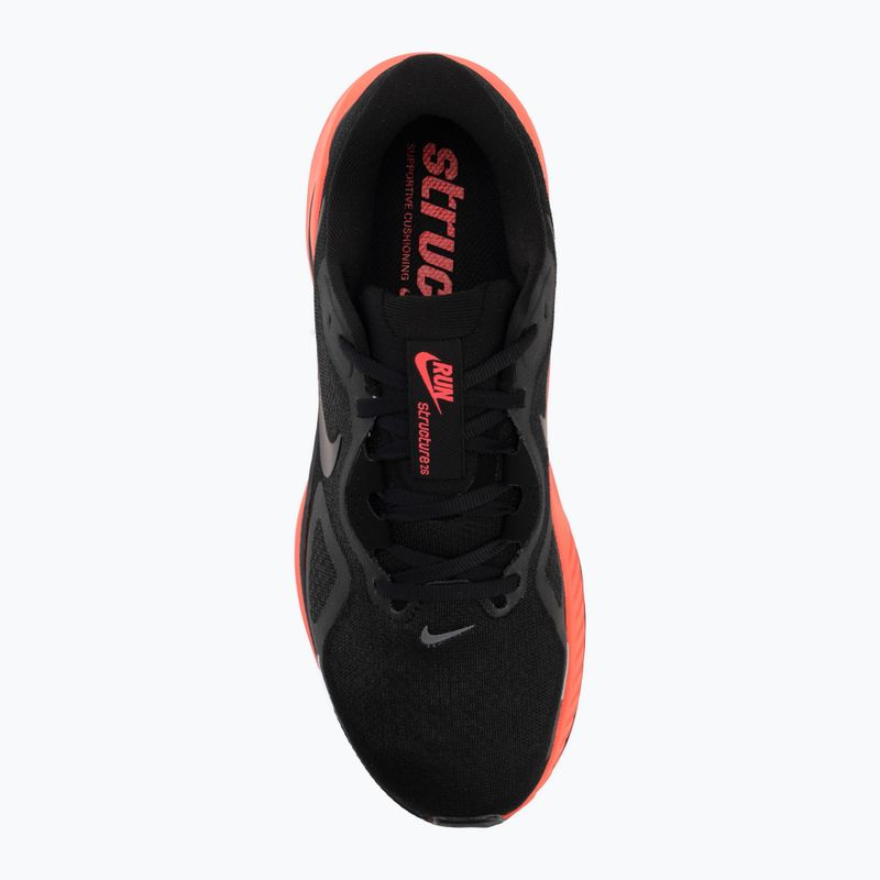 Pánské běžecké boty Nike Structure 26 black/bright crimson/metallic dark grey 5