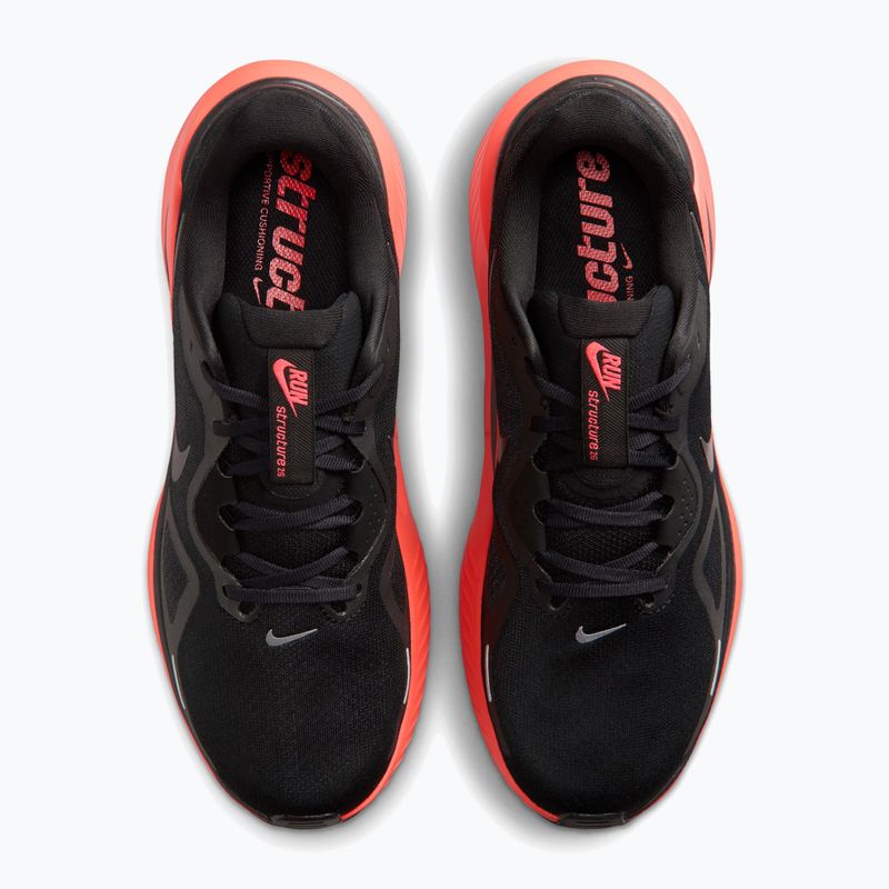 Pánské běžecké boty Nike Structure 26 black/bright crimson/metallic dark grey 5
