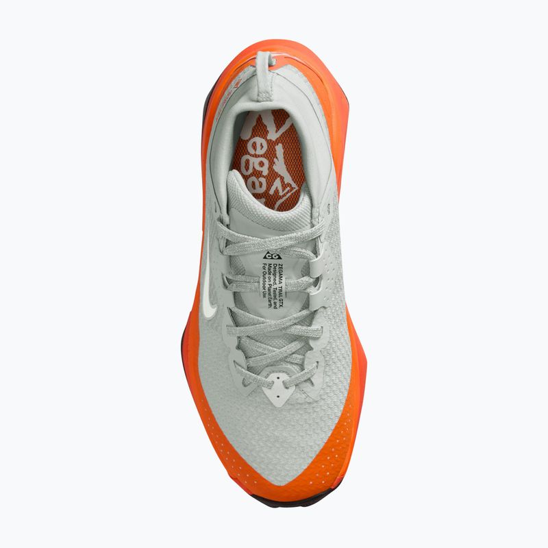 Pánské běžecké boty Nike ACG Zegama Trail GORE-TEX light silver/safety orange/summit white 4