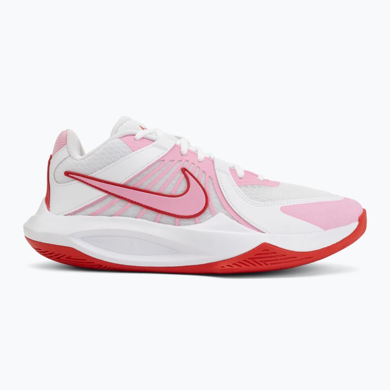 Volejbalové boty Nike Zoom Hyperspeed Court 2 white/pink rise/university red 2